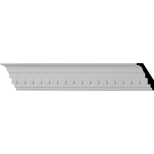 Ekena Millwork SAMPLE - 3"H x 2"P x 3 5/8"F x 12"L Dentil Crown Moulding SAMPLE-MLD03X02X03DE - main